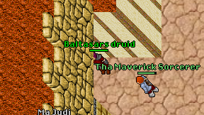 Baltasars druid on screen