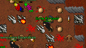 Grim Reeper on screen