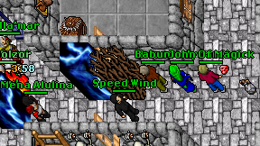 Speed Wind on screen