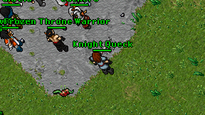 Knight Queck on screen