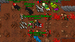 Comandor Bloker on screen