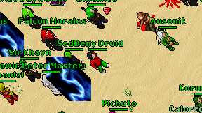 Deny Druid on screen