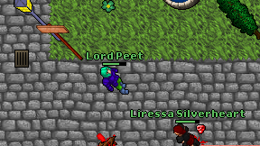 Lord Peet on screen