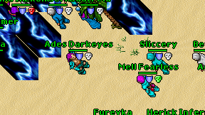 Ades Darkeyes on screen