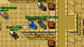 Hammerfall druid on screen