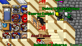 Saurus Knight on screen