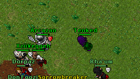 Tenked on screen