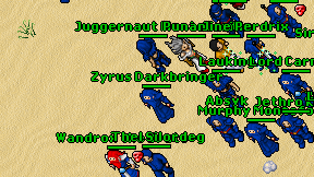 Zyrus Darkbringer on screen