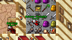 Aslan-Knight on screen