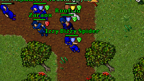Izzy Bizzy Spider on screen