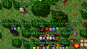 Antix Outlaw on screen