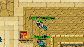 Darkt dragon on screen