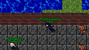 Mista pyro on screen
