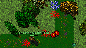Infernas drutid on screen
