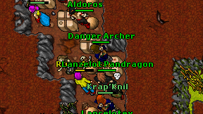 Danger Archer on screen