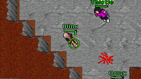 Blinx on screen