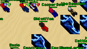 Old wiffan on screen