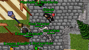 Einok on screen