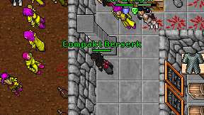 Compakt Berserk on screen