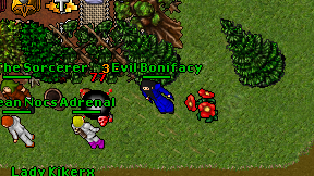 Evil Bonifacy on screen