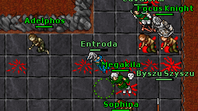 Entroda on screen