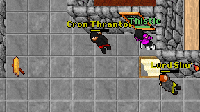 Cron Thrantor on screen