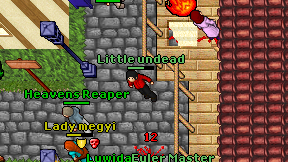 Little undead on screen