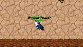 Razor Frost on screen