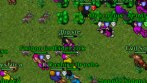 Dipsie on screen