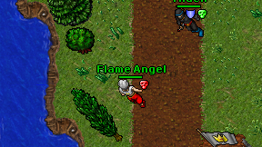 Flame Angel on screen