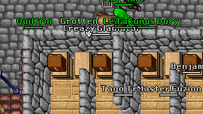 Creazy Gladiator on screen