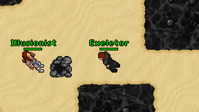 Exeletor on screen