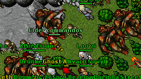 Elder commandos on screen