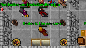 Roderic the sorcerer on screen