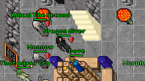 Dragon diver on screen