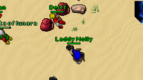 Laddy Molly on screen