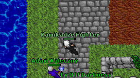 Kamikadze Fighter on screen