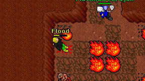 Flood on screen