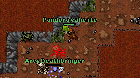 Pandora valiente on screen