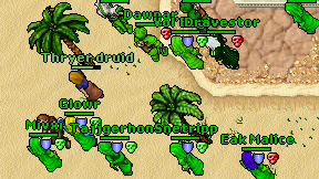 Thryer druid on screen