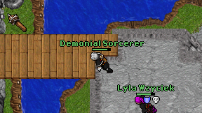 Demonial Sorcerer on screen