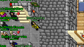 Bluebolts on screen