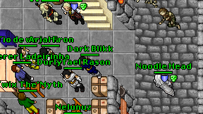 Arial Fron on screen