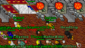 Sephiroth X-X on screen