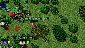 Guardian of hell on screen